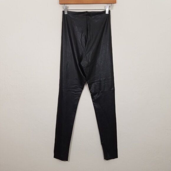 Commando Faux Leather High Rise Leggings Black‎ Size M - Picture 4 of 5